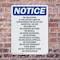 Signmission No Soliciting If You Do Not Have OSHA Notice Sign, Plastic, 7in W x 10in L, 2PK OS-2PACK-NS-P-710-V-14824 - alternate 2